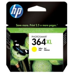 hp 364XL High Yield Ink Cartridge, Yellow Single Pack, CB325EE